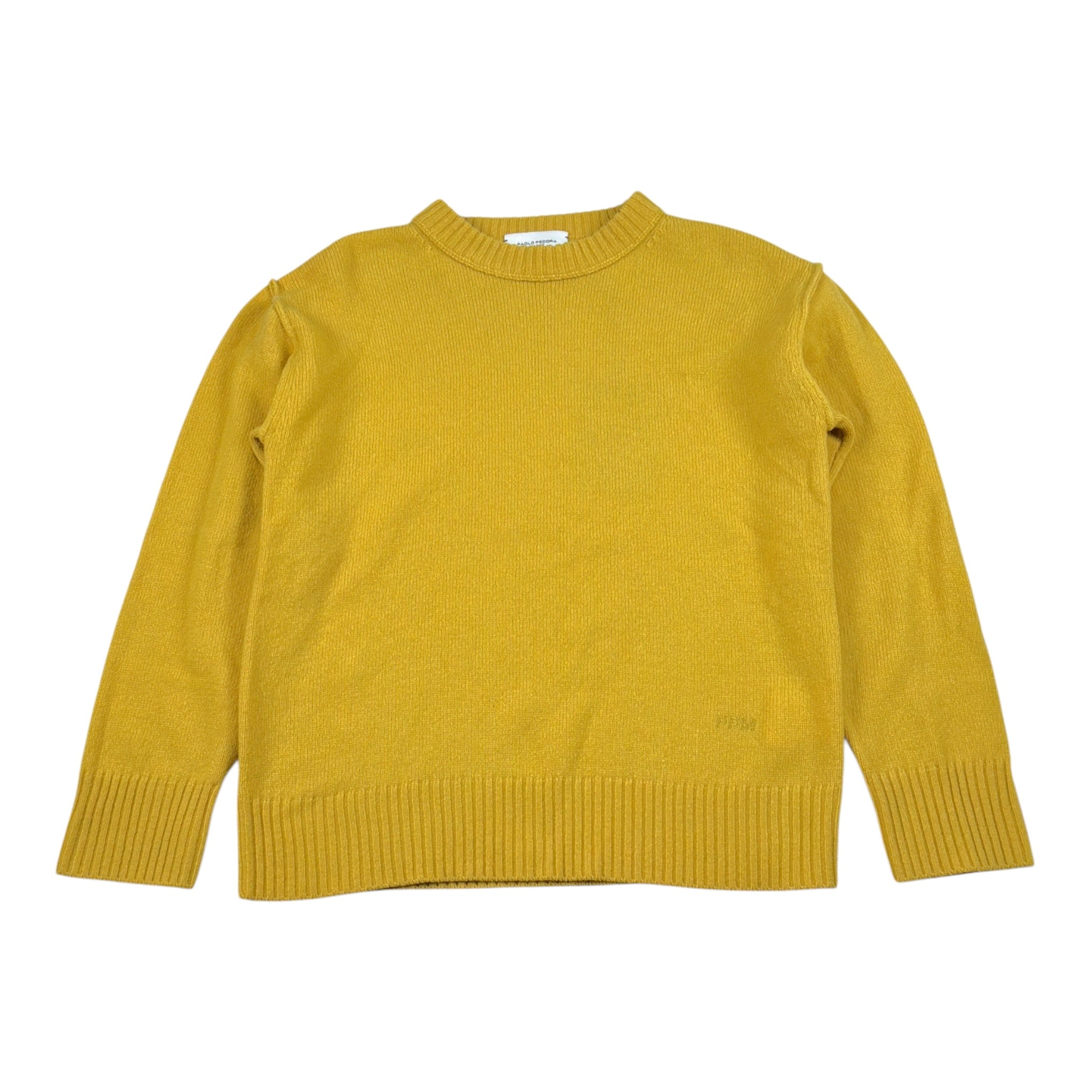 Paolo Pecora Maglia Girocollo tinta unita Ocra per Bambino PP4393 OCRA PAOLO PECORA 