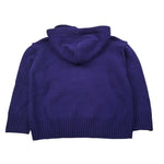 Paolo Pecora Maglia tinta unita con Cappuccio Viola per Bambino PP4394 VIOLA PAOLO PECORA 
