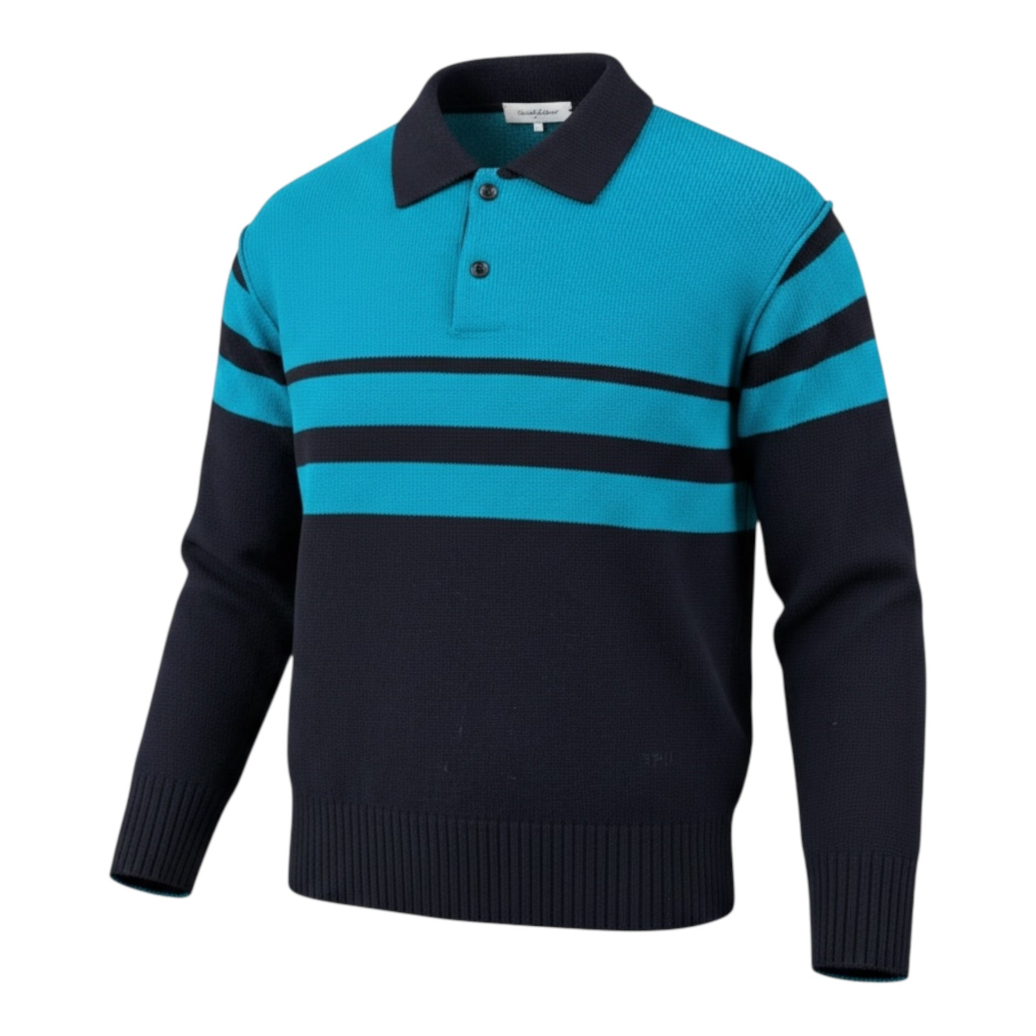 Paolo Pecora Polo In Maglia Bicolore con Colletto Nero per Bambino PP4397 NERO PAOLO PECORA 