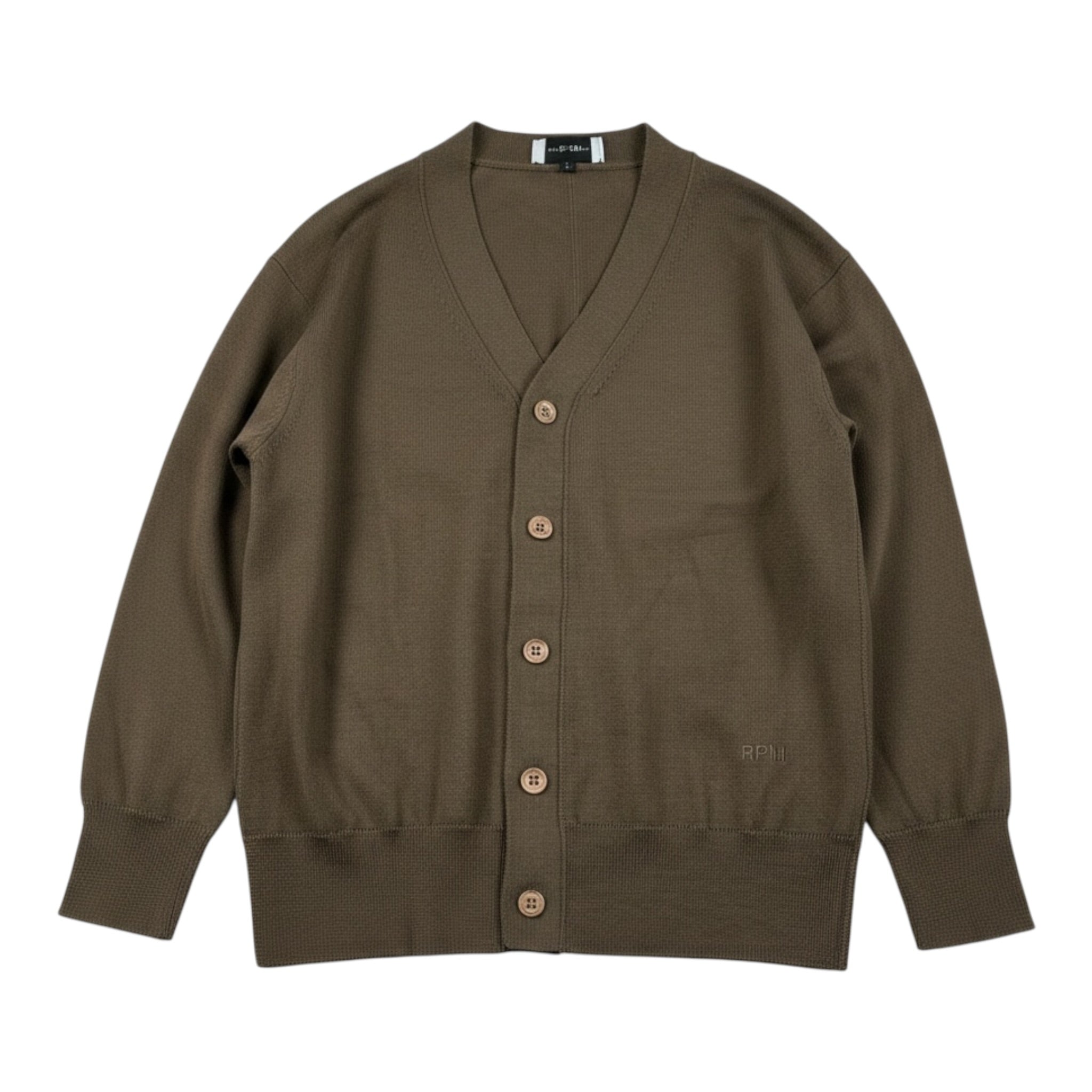 Paolo Pecora Cardigan tinta unita con Bottoni Marrone per Bambino PP4399 MARRONE PAOLO PECORA 