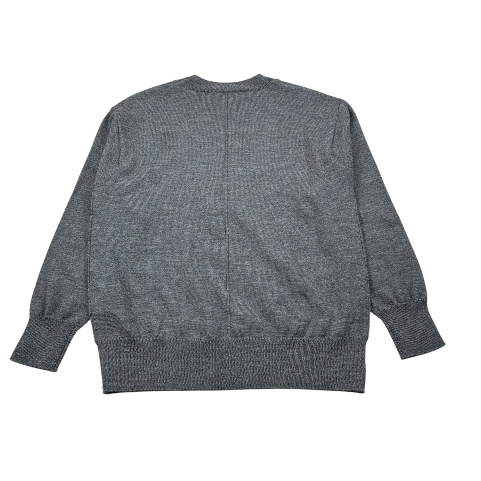 Paolo Pecora Maglia Girocollo tinta unita con Logo Grigio per Bambino PP4400 GRIGIO PAOLO PECORA 