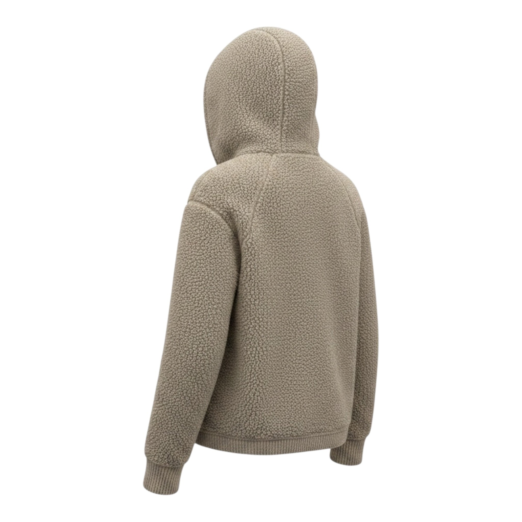 Paolo Pecora Felpa tinta unita Modello Teddy con Zip Marrone per Bambino PP4402 MARRONE PAOLO PECORA 