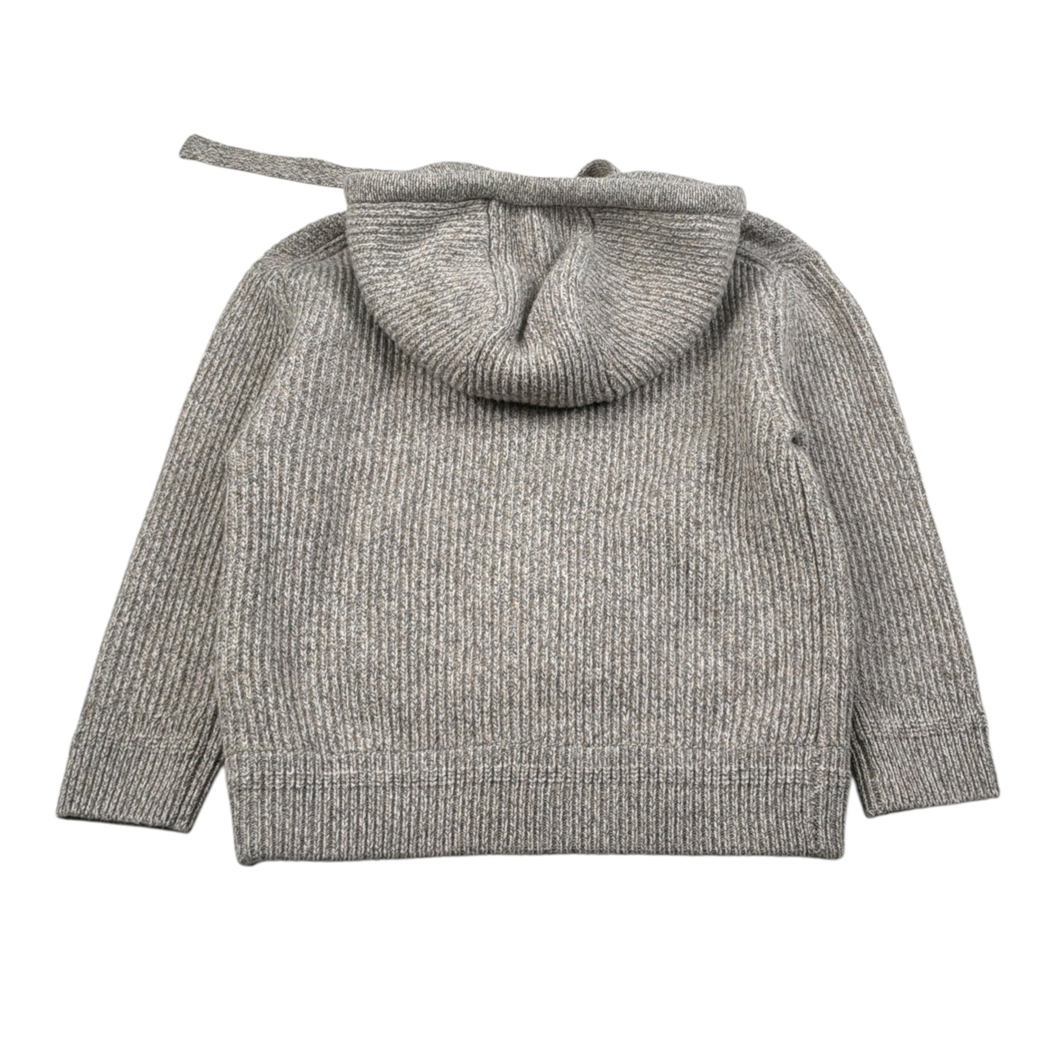 Paolo Pecora Maglia tinta unita con Cappuccio Grigio per Bambino PP4409 GRIGIO PAOLO PECORA 