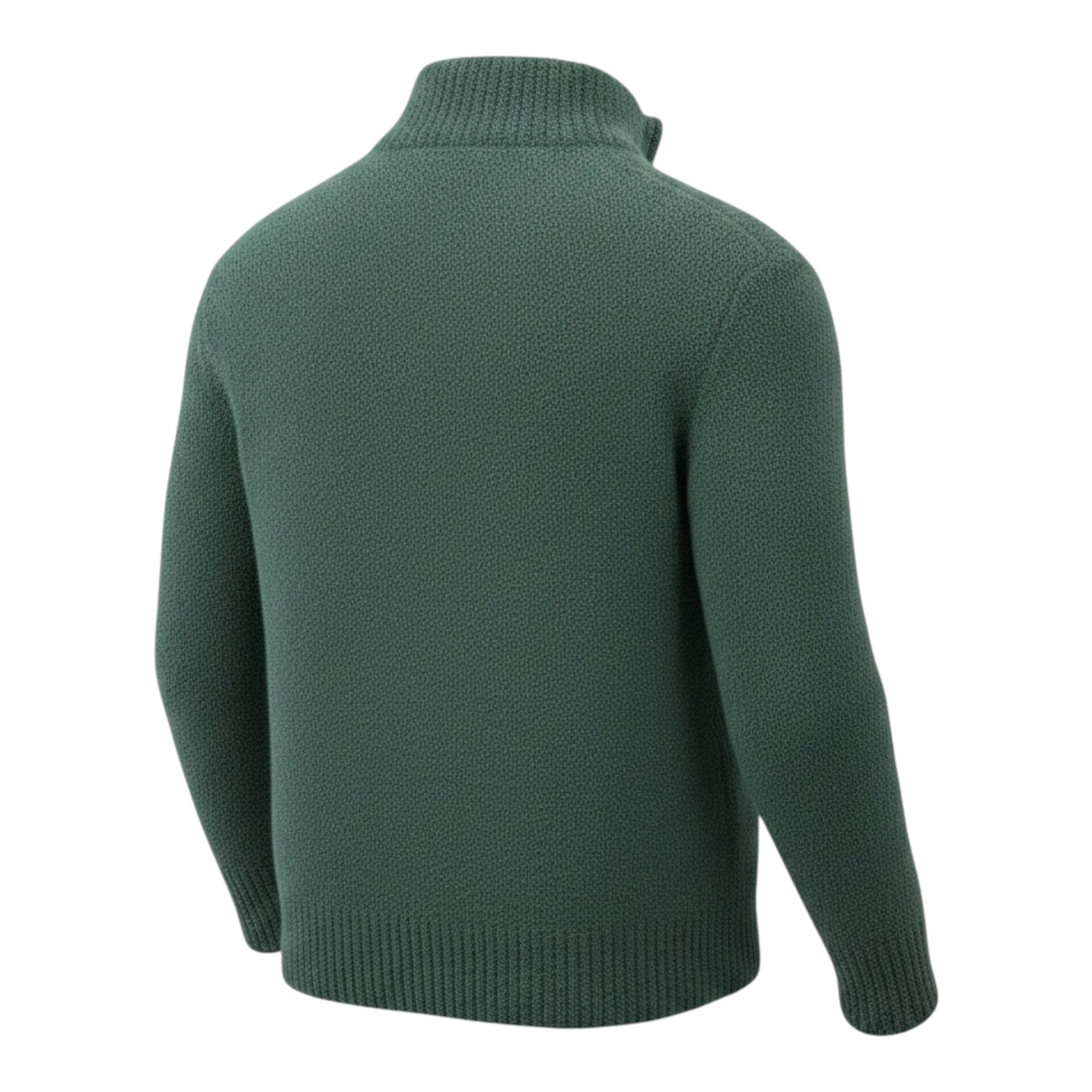 Paolo Pecora Maglia tinta unita con Zip Verde per Bambino PP4412 VERDE PAOLO PECORA 