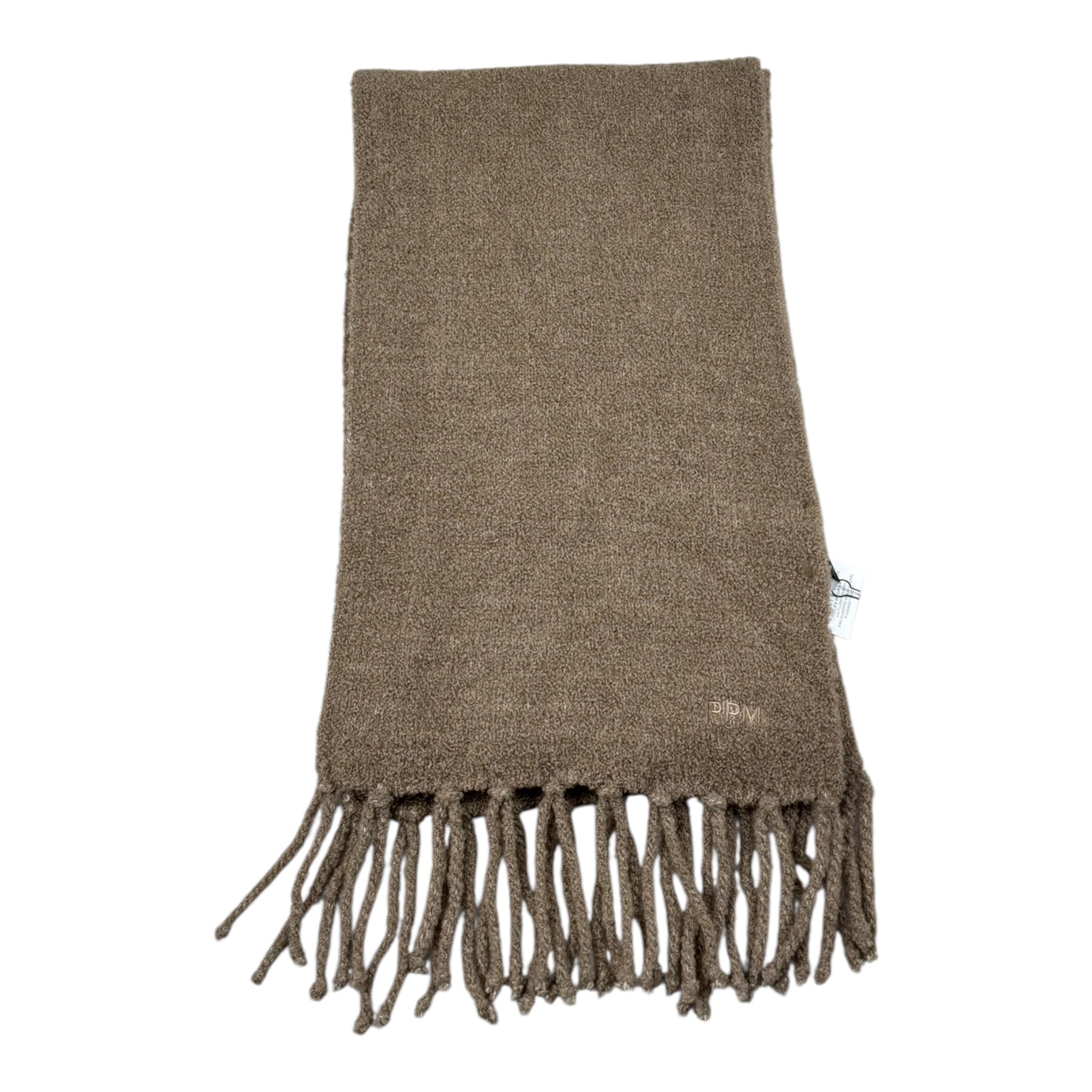 Paolo Pecora Sciarpa tinta unita con Logo Beige per Bambino PP4413 BEIGE PAOLO PECORA 