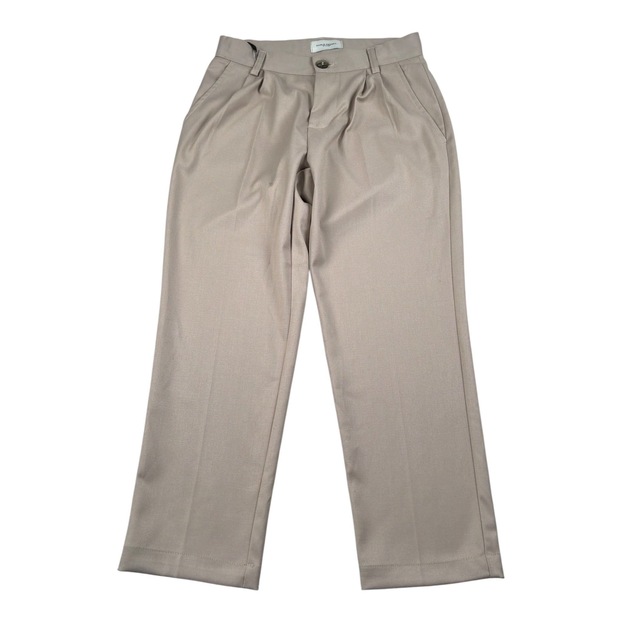 Paolo Pecora Pantalone tinta unita con Girovita Regolabile Beige per Bambino PP4420 BEIGE PAOLO PECORA 