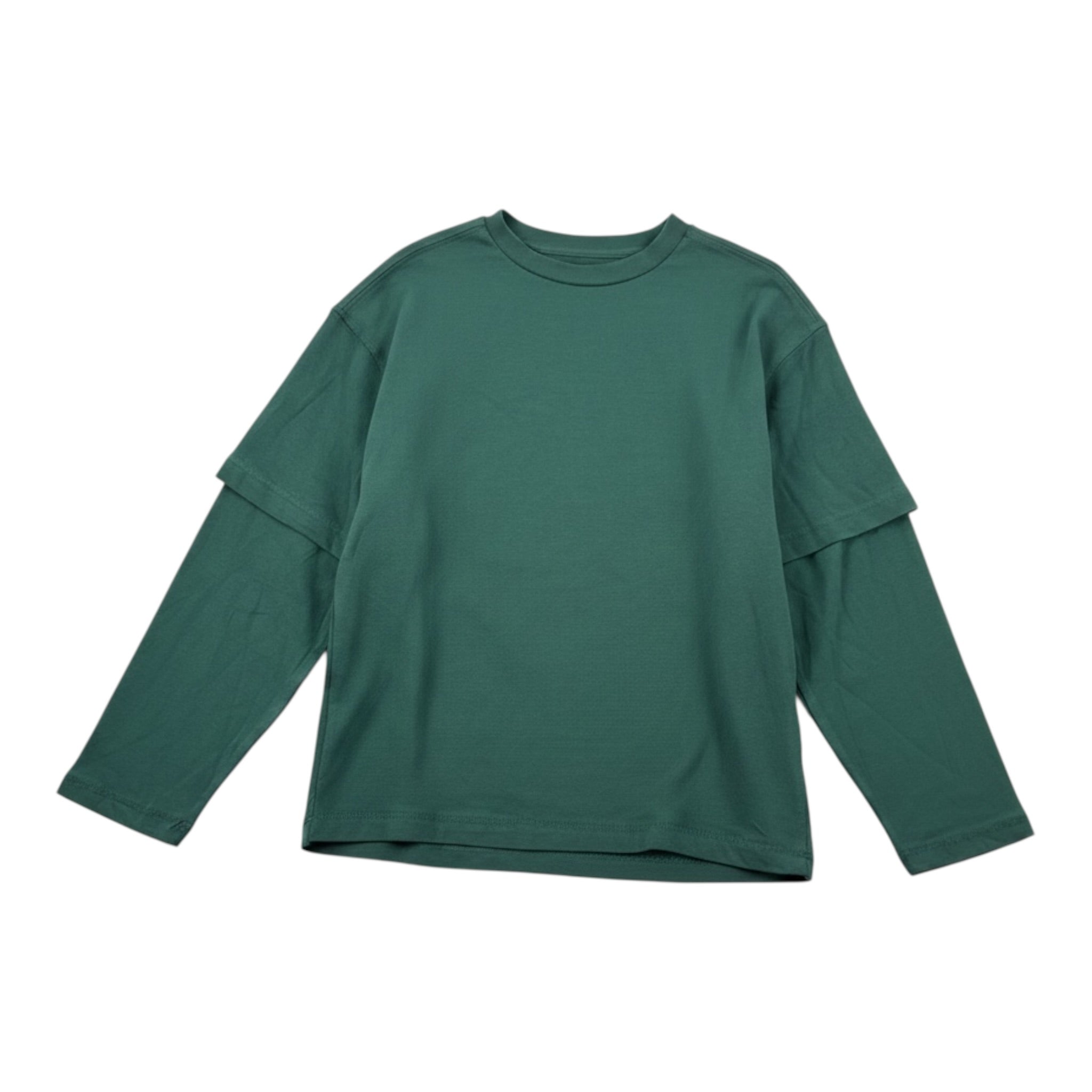 Paolo Pecora Shirt tinta unita Girocollo Verde per Bambino PP4460 VERDE PAOLO PECORA 