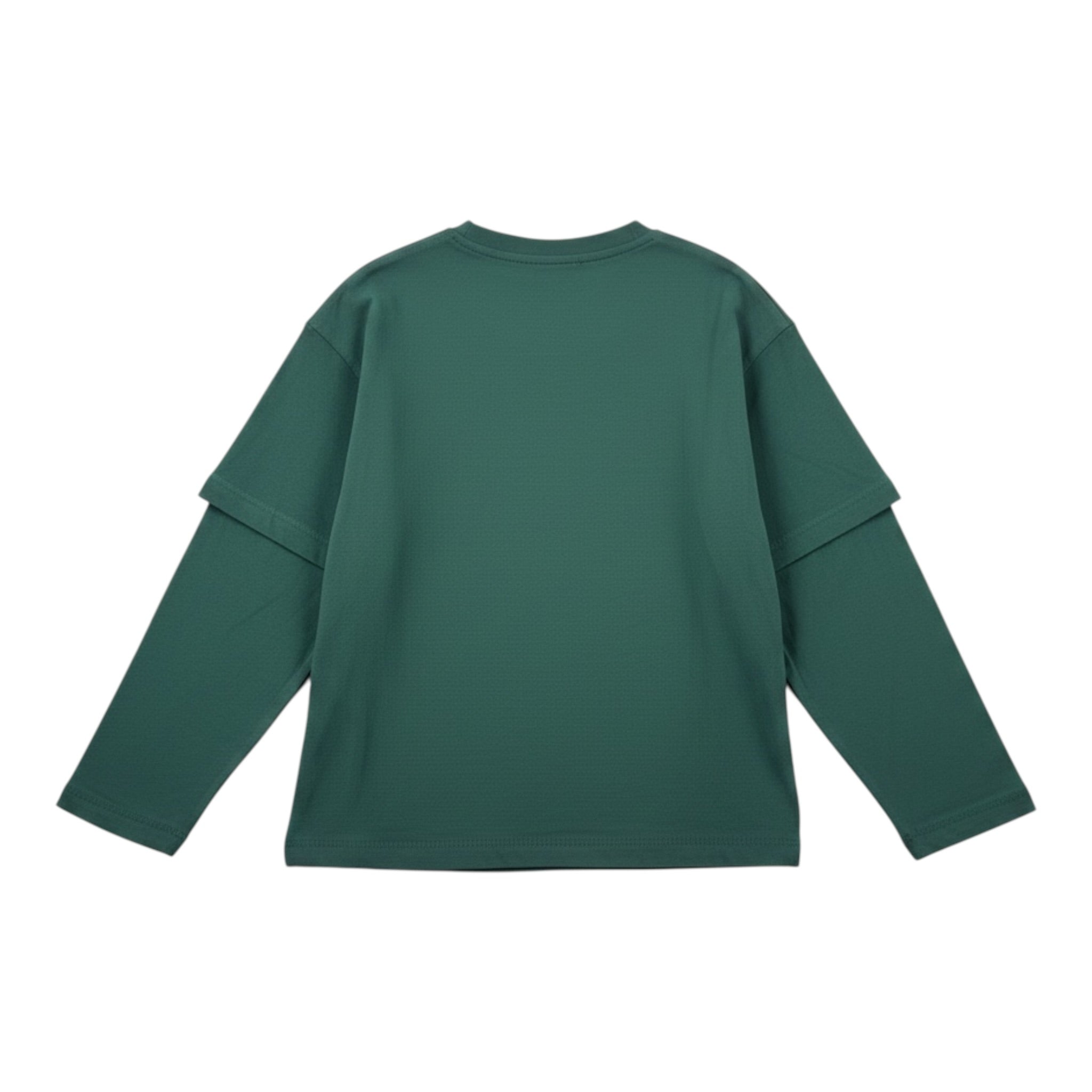 Paolo Pecora Shirt tinta unita Girocollo Verde per Bambino PP4460 VERDE PAOLO PECORA 