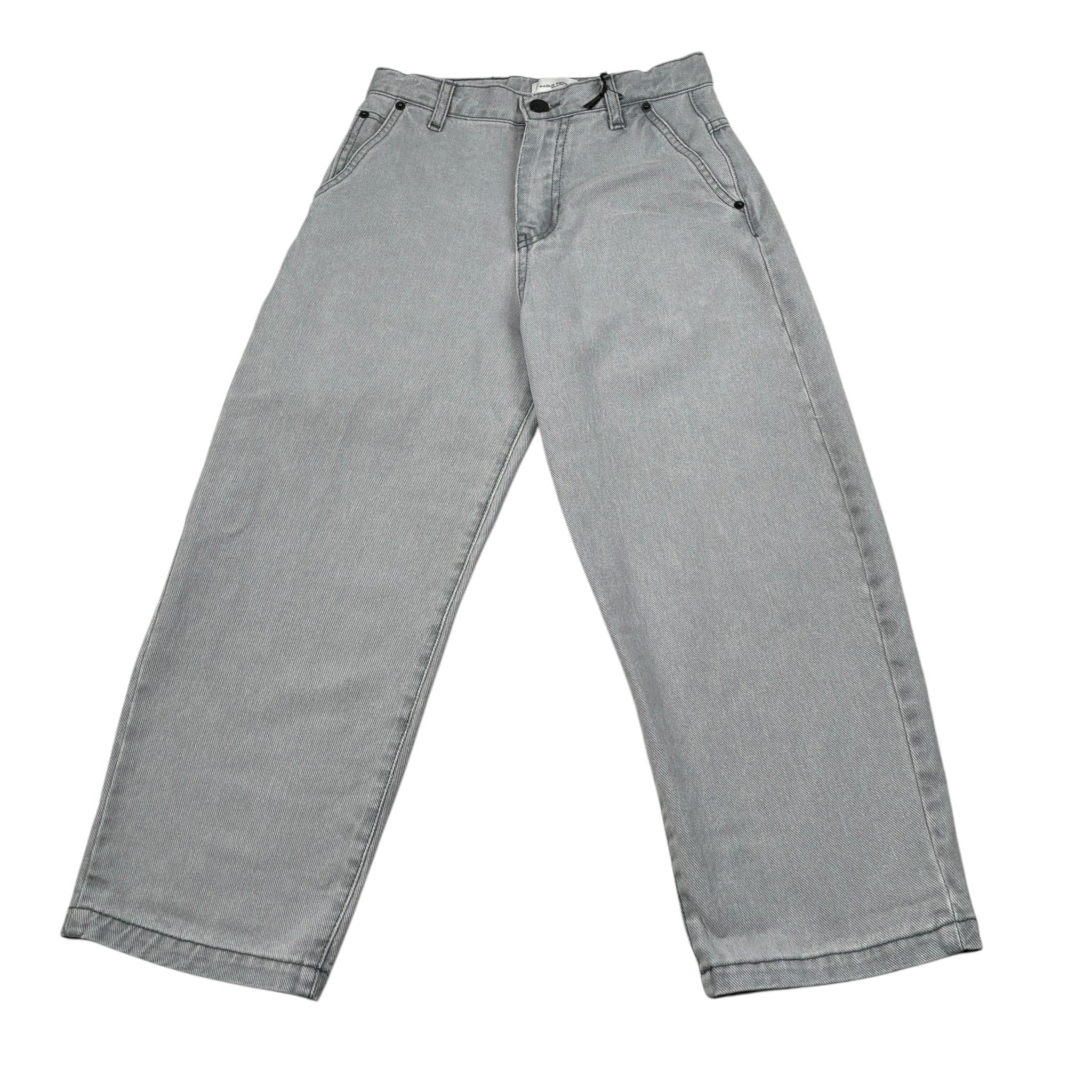 Paolo Pecora Pantalone tinta unita con Girovita Regolabile Grigio per Bambino PP4467 GRIGIO PAOLO PECORA 