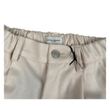 Paolo Pecora Pantalone tinta unita con Elastico In Vita Panna per Bambino PP4483 PANNA PAOLO PECORA 