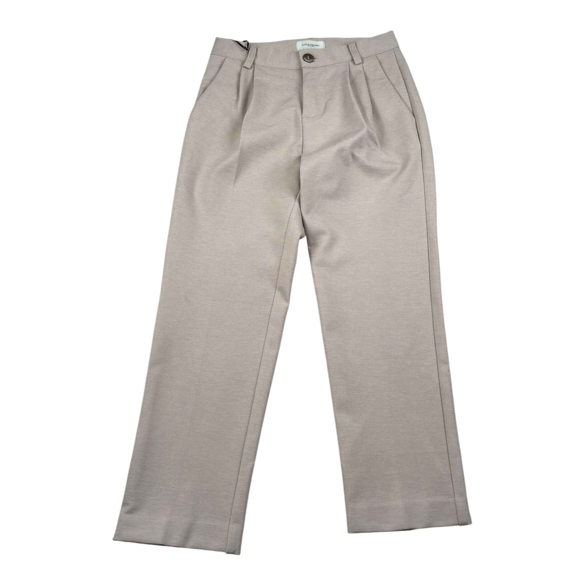 Paolo Pecora Pantalone tinta unita con Girovita Regolabile Beige per Bambino PP4486 BEIGE PAOLO PECORA 