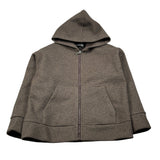 Paolo Pecora Giubbino tinta unita con Zip E Cappuccio Marrone per Bambino PP4498 MARRONE PAOLO PECORA 