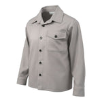 Paolo Pecora Camicia tinta unita con Bottoni Grigio per Bambino PP4502 GRIGIO PAOLO PECORA 
