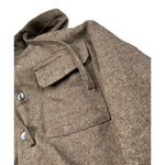 Paolo Pecora Camicia tinta unita con Cappuccio Marrone per Bambino PP4504 MARRONE PAOLO PECORA 