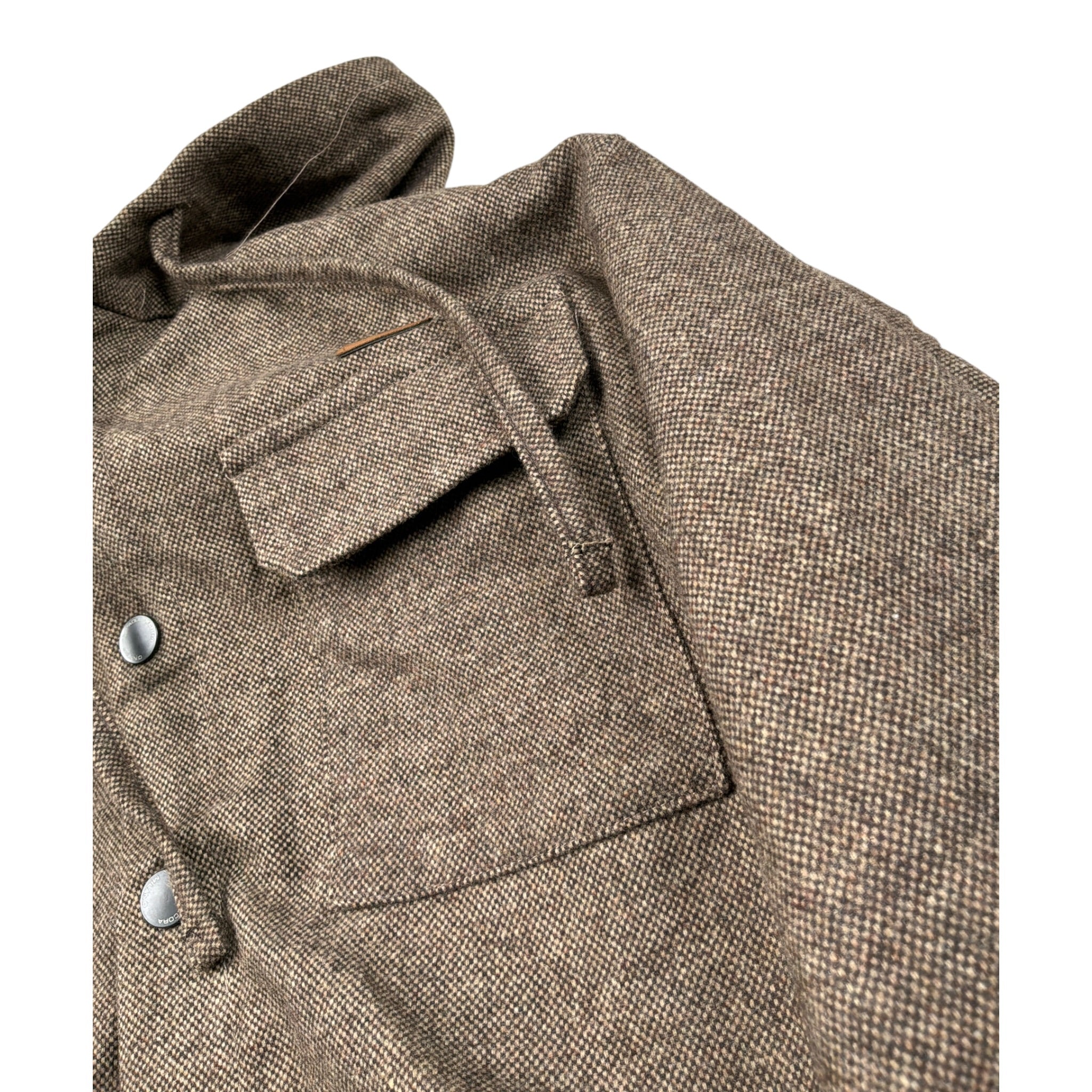 Paolo Pecora Camicia tinta unita con Cappuccio Marrone per Bambino PP4504 MARRONE PAOLO PECORA 