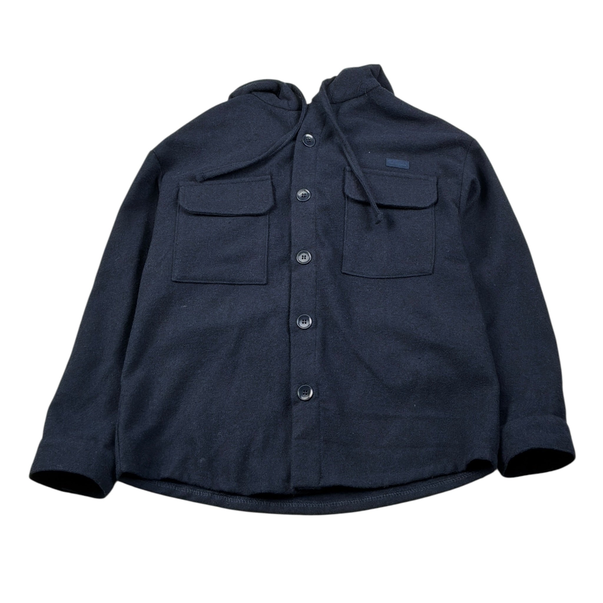 Paolo Pecora Giacca tinta unita con Cappuccio Blu per Bambino PP4506 BLU PAOLO PECORA 