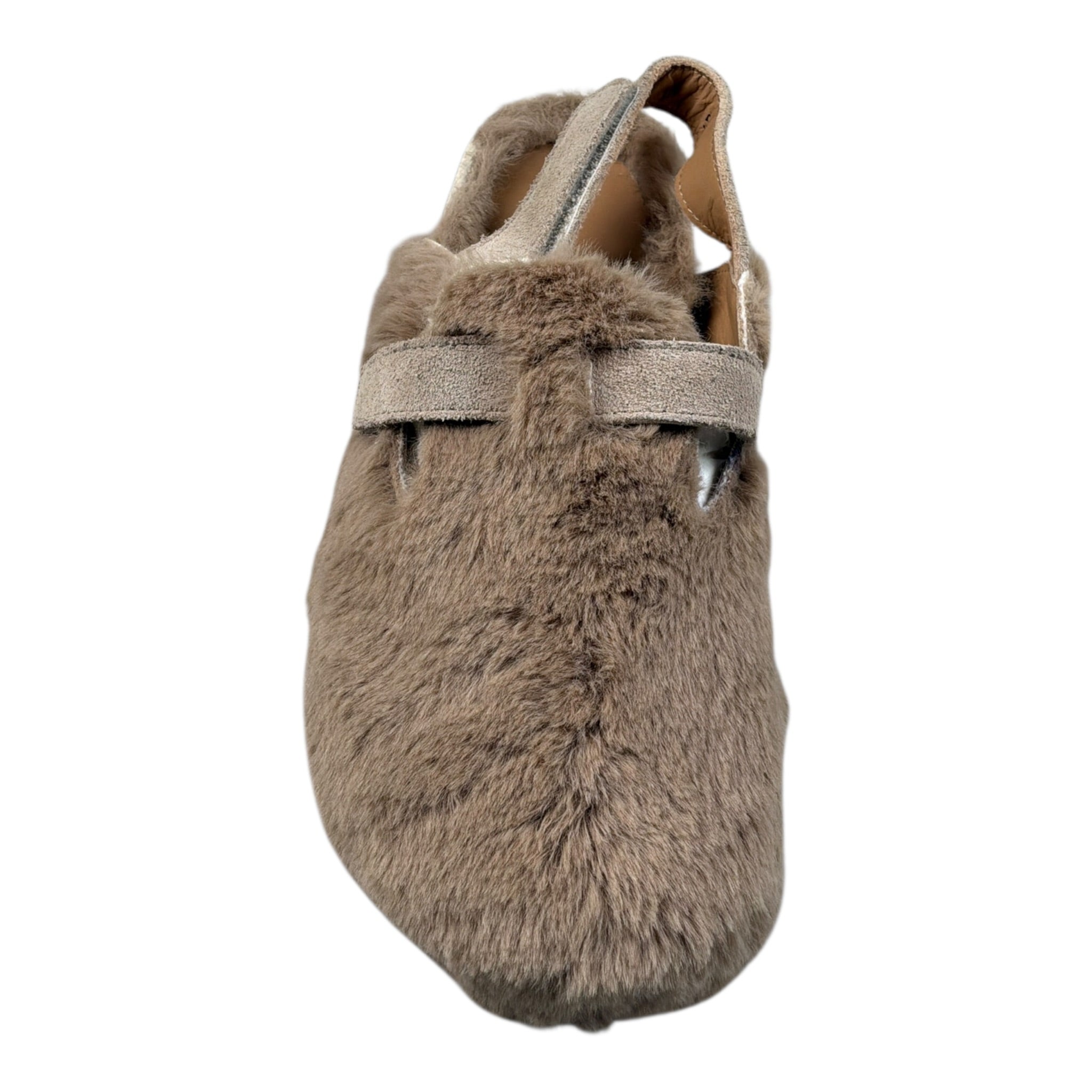 Papanatas Ciabatta tinta unita Beige per Bambina 65009AFX BEIGE PAPANATAS 