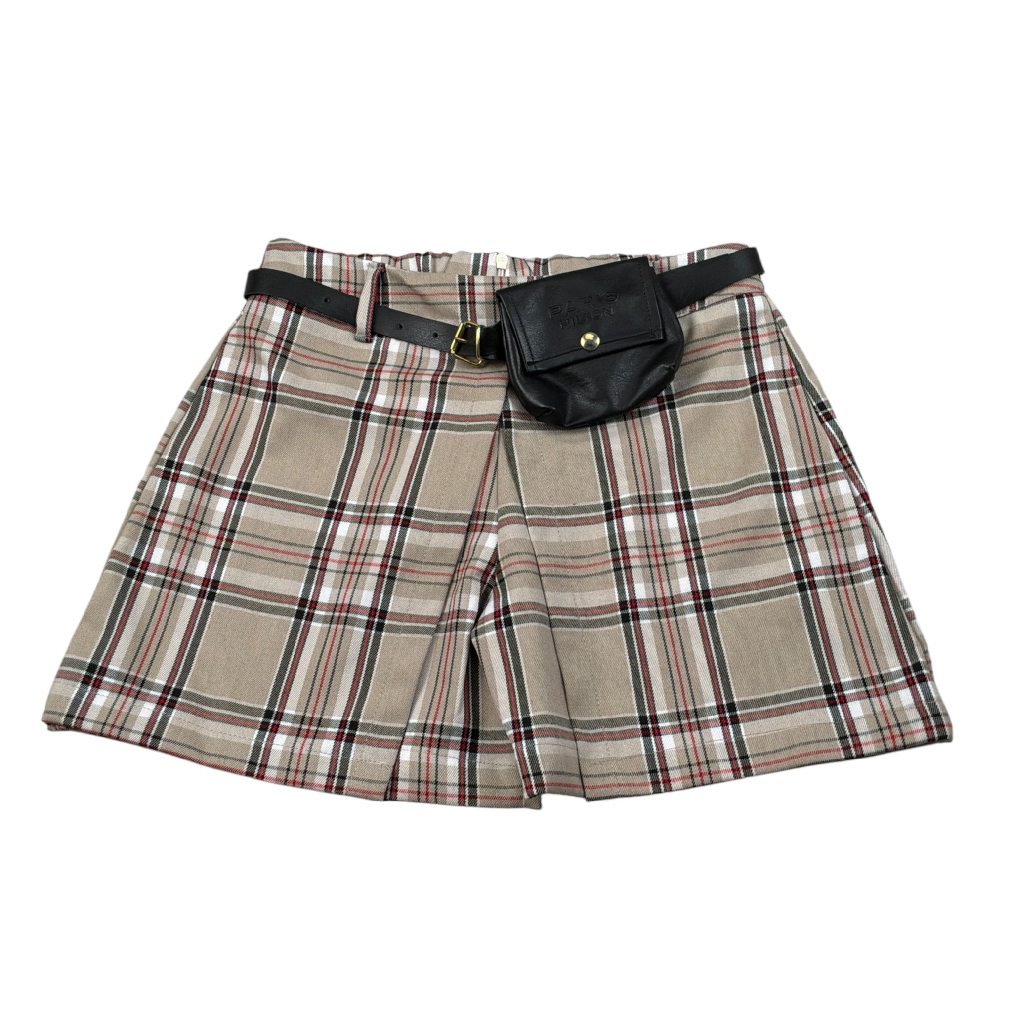 Paris Hilton Short Stampa Fantasia con Cintura Beige per Bambina PHJSH4104 BEIGE PARIS HILTON 