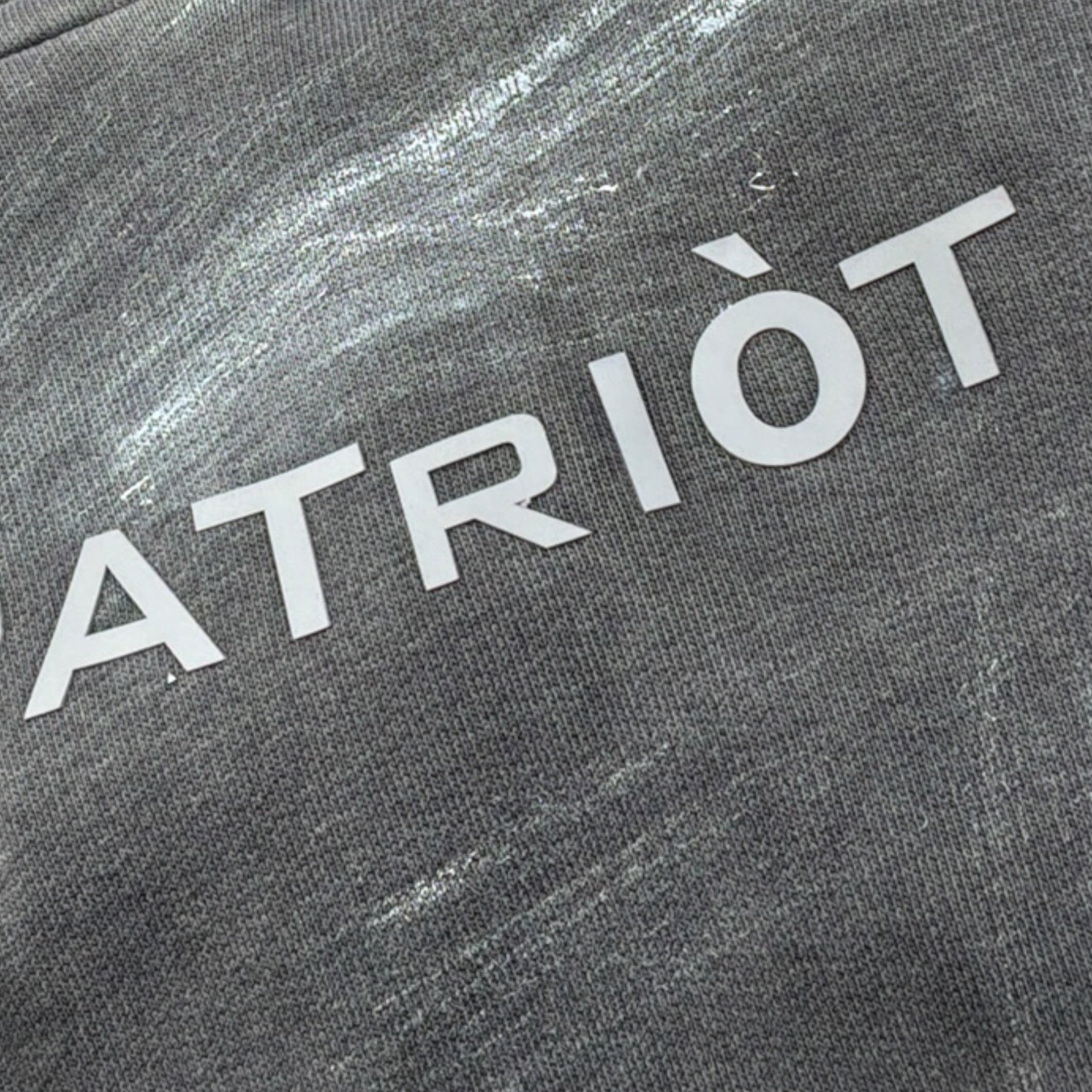 Patriot Felpa tinta unita con Stampa E Cappuccio Grigio per Neonato PFE037 GRIGIO PATRIOT 