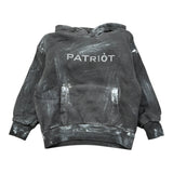 Patriot Felpa tinta unita con Stampa E Cappuccio Grigio per Bambino PFE037J GRIGIO PATRIOT 
