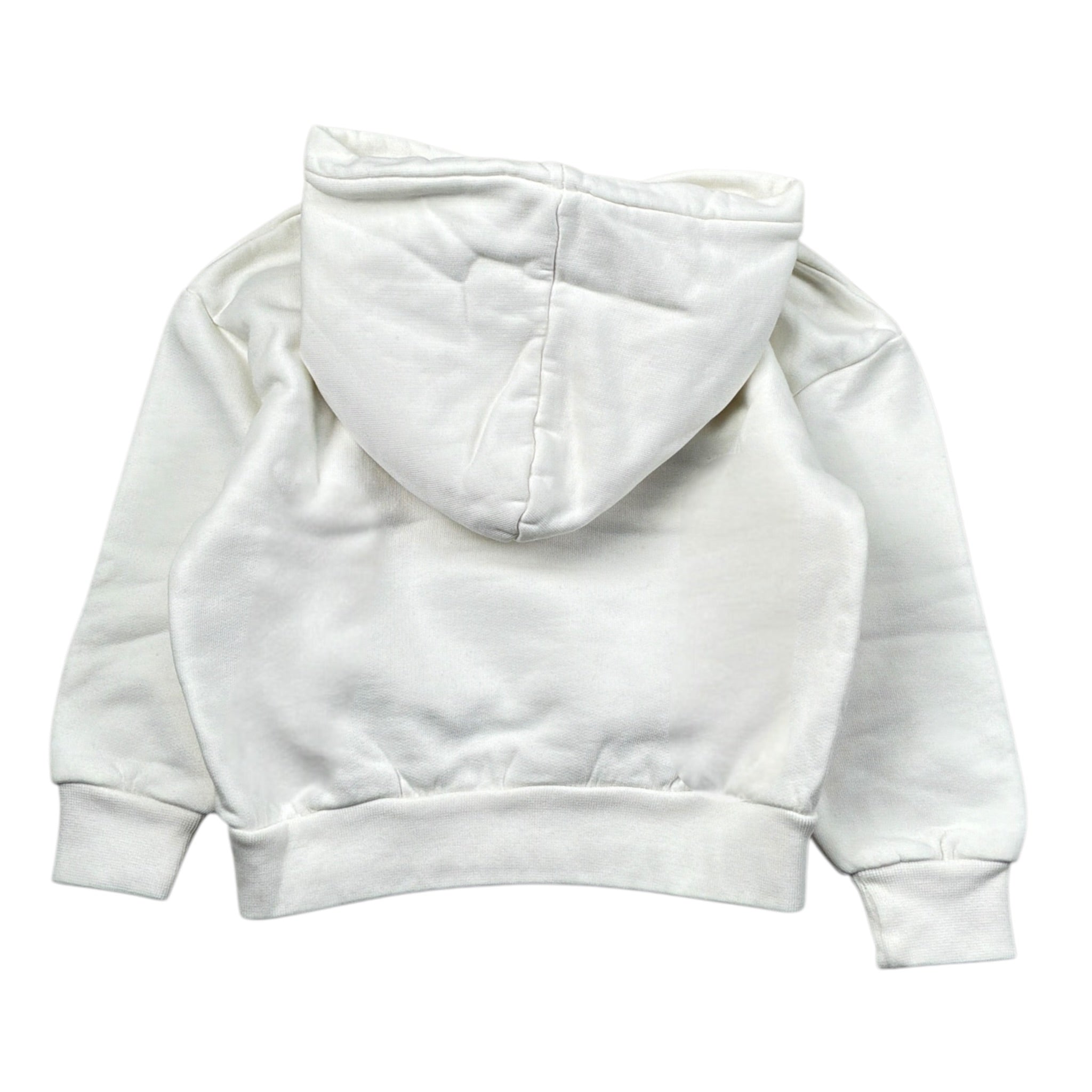 Patriot Felpa tinta unita con Cappuccio E Stampa Bianco per Bambino PFE039 BIANCO PATRIOT 