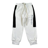 Patriot Pantalone Modello Tuta tinta unita con Profili In Contrasto Bianco per Bambino PPF053J BIANCO PATRIOT 