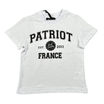Patriot T-Shirt tinta unita con Stampa Bianco per Neonato PTS002 BIANCO PATRIOT 
