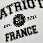 Patriot T-Shirt tinta unita con Stampa Bianco per Neonato PTS002 BIANCO PATRIOT 