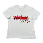 Patriot T-Shirt tinta unita con Stampa Bianco per Neonato PTS005 BIANCO PATRIOT 