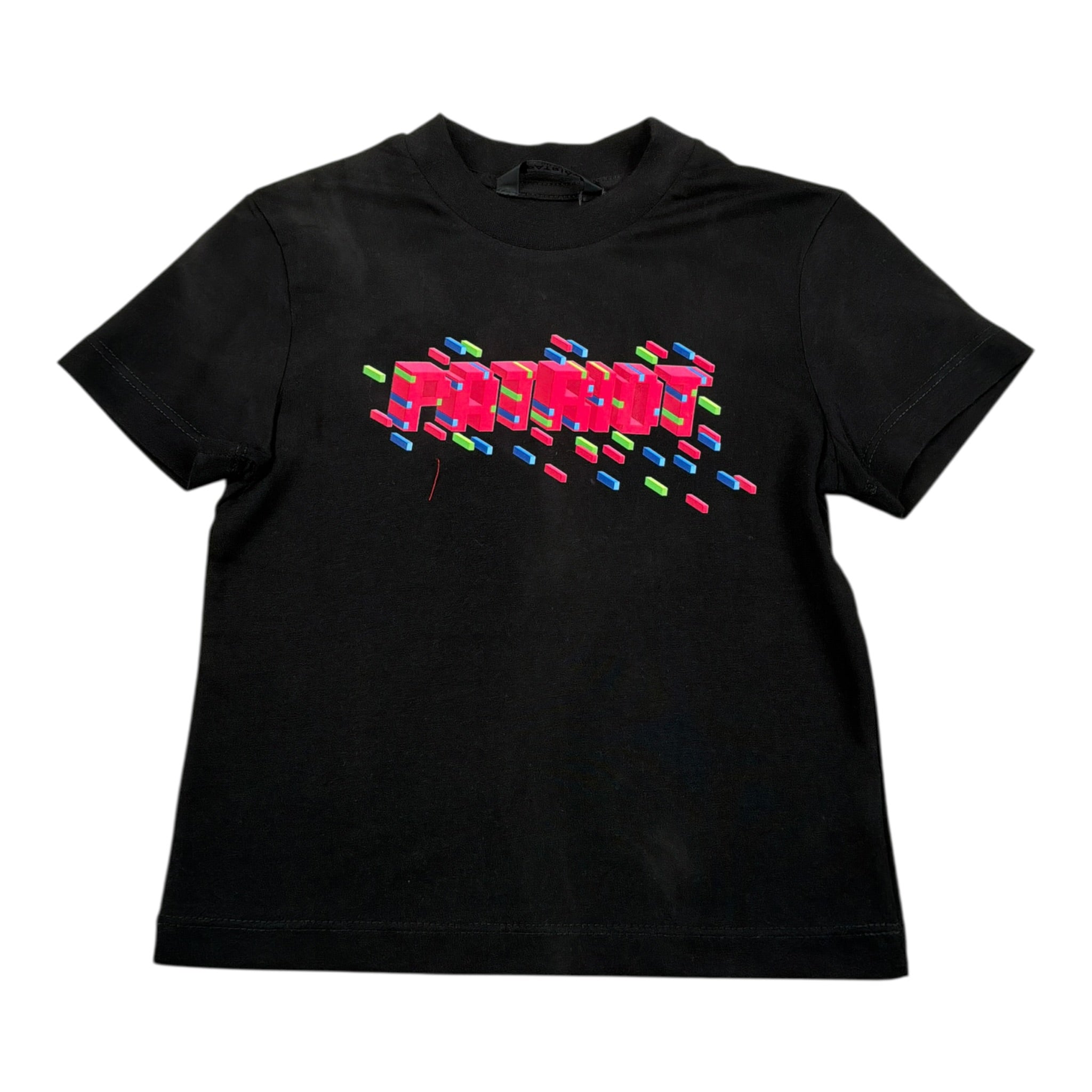 Patriot T-Shirt tinta unita con Stampa Nero per Bambino PTS005J NERO PATRIOT 