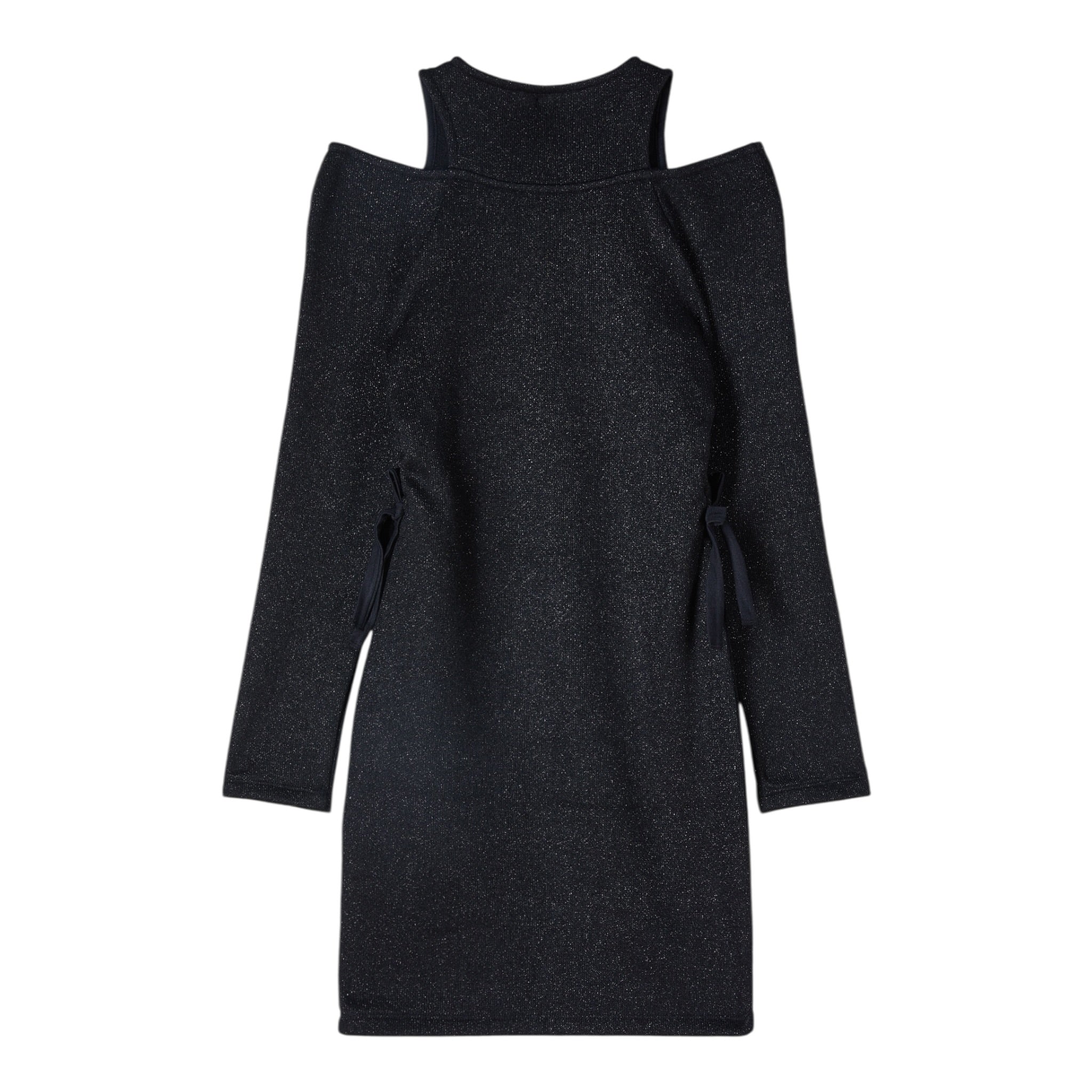 Patrizia Pepe Abito Manica Lunga tinta unita Nero per Bambina 7A0565 NERO PATRIZIA PEPE 