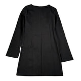 Patrizia Pepe Abito tinta unita Manica Lunga Nero per Bambina 7A0566 NERO PATRIZIA PEPE 