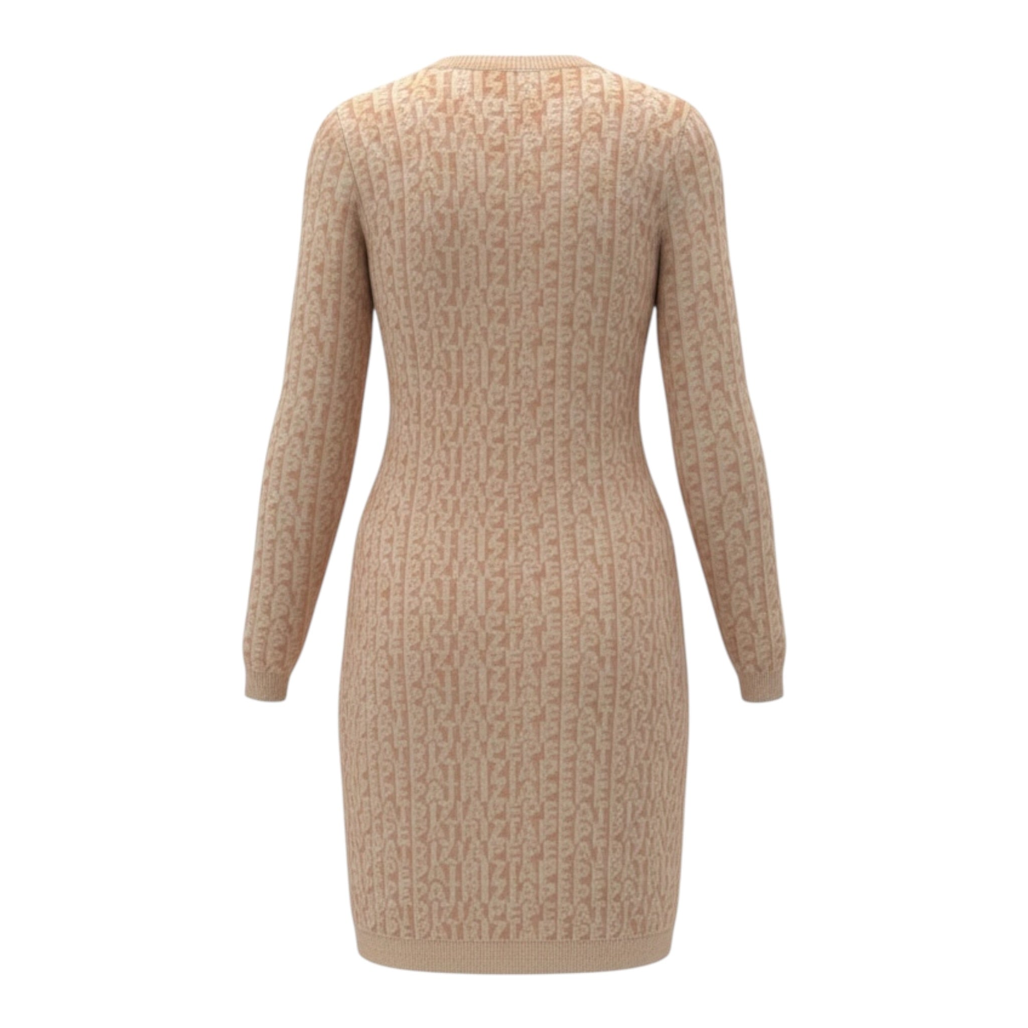 Patrizia Pepe Abito tinta unita Logato In Maglia Beige per Bambina 7A603 BEIGE PATRIZIA PEPE 