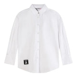 Patrizia Pepe Camicia tinta unita Manica Lunga Bianco per Bambina 7C0249 BIANCO PATRIZIA PEPE 