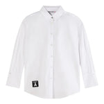 Patrizia Pepe Camicia tinta unita Manica Lunga Bianco per Bambina 7C0249X BIANCO PATRIZIA PEPE 