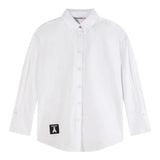 Patrizia Pepe Camicia tinta unita Manica Lunga Bianco per Bambina 7C0249X BIANCO PATRIZIA PEPE 
