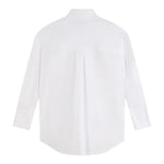 Patrizia Pepe Camicia tinta unita Manica Lunga Bianco per Bambina 7C0249X BIANCO PATRIZIA PEPE 