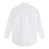 Patrizia Pepe Camicia tinta unita Manica Lunga Bianco per Bambina 7C0249X BIANCO PATRIZIA PEPE 
