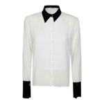 Patrizia Pepe Camicia Manica Lunga con Top Bianco per Bambina 7C0271 BIANCO PATRIZIA PEPE 