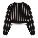 Patrizia Pepe Maglia Bicolore con Fantasia A Righe Bianco/Nero per Bambina 7K0057 BIANCO/NERO PATRIZIA PEPE 