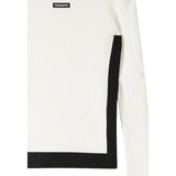 Patrizia Pepe Maglia tinta unita con Profili In Contrasto Bianco per Bambina 7K0063XX BIANCO PATRIZIA PEPE 