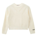 Patrizia Pepe Maglia Girocollo Tint Unita Panna per Bambina 7K0070 PANNA PATRIZIA PEPE 