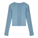 Patrizia Pepe Maglia tinta unita Girocollo Azzurro per Bambina 7K0072 AZZURRO PATRIZIA PEPE 