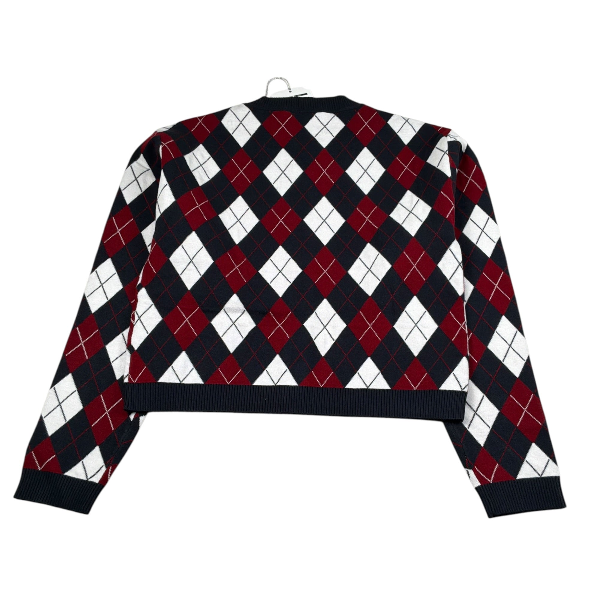 Patrizia Pepe Cardigan Tricolore con Fantasia Rombi Multicolor per Bambina 7L0067 MULTICOLOR PATRIZIA PEPE 
