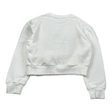 Patrizia Pepe Felpa tinta unita con Stampa Bianco per Bambina 7M0932 BIANCO PATRIZIA PEPE 