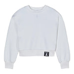 Patrizia Pepe Felpa tinta unita con Stampa Bianco per Bambina 7M0932XXX BIANCO PATRIZIA PEPE 