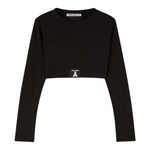 Patrizia Pepe Camicia Manica Lunga tinta unita Nero per Bambina 7M0937X NERO PATRIZIA PEPE 