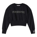 Patrizia Pepe Felpa Chiusa Girocollo tinta unita Nero per Bambina 7M0946XXXX NERO PATRIZIA PEPE 