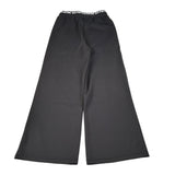 Patrizia Pepe Pantalone tinta unita con Elastico Logato Nero per Bambina 7P0391 NERO PATRIZIA PEPE 