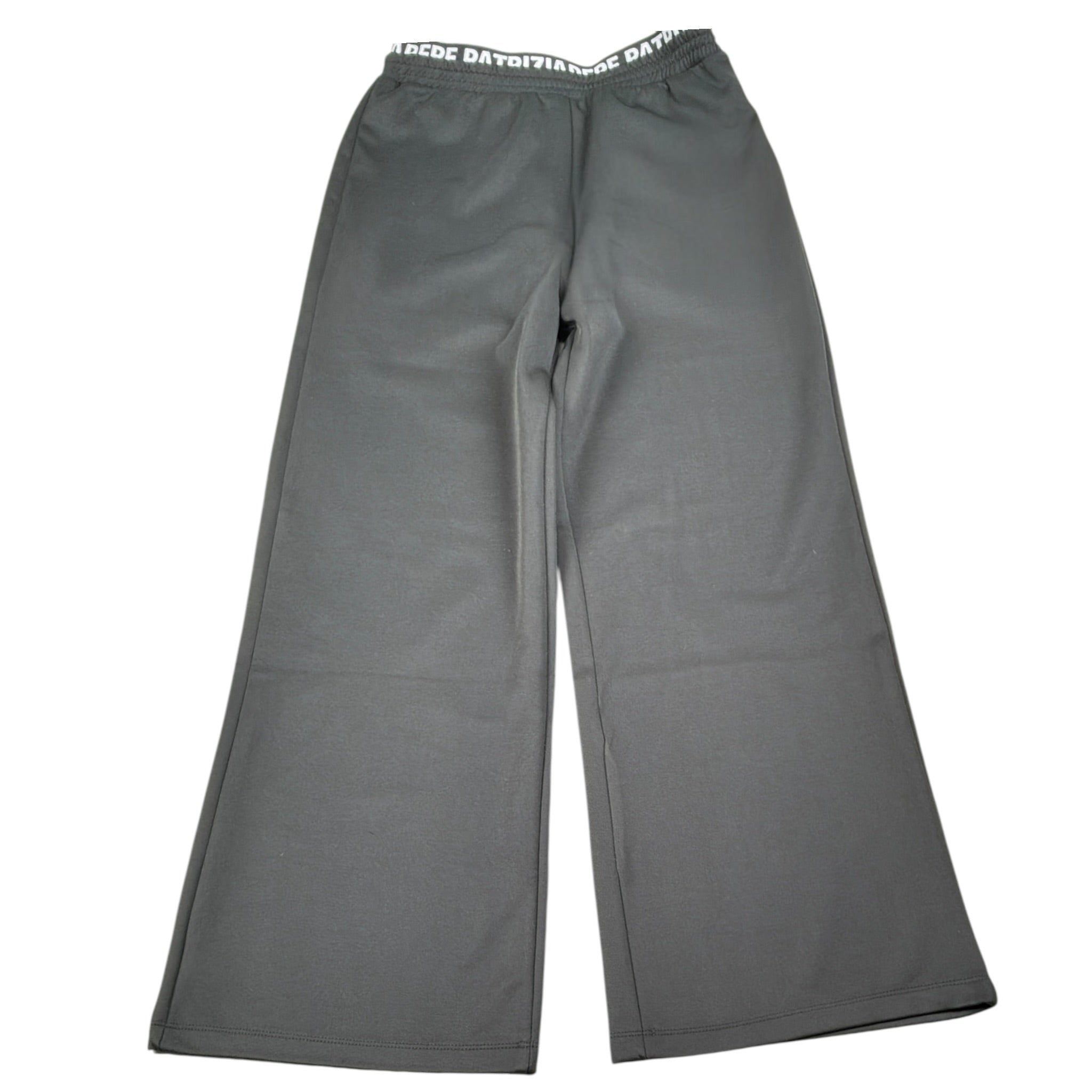 Patrizia Pepe Pantalone tinta unita con Elastico Logato Nero per Bambina 7P0391 NERO PATRIZIA PEPE 